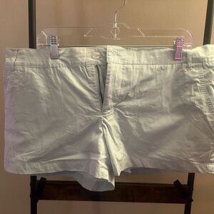 Lauren James Light Green Poplin Women's Shorts